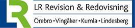 Logotyp för LR Revision och Redovisning Vingåker